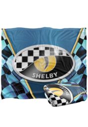 Shelby Cobra Eye Logo Silky Touch Super Soft Throw Blanket 152 X 127 cm in White - thumbnail 2