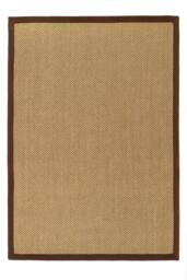 Origin s Sisal Rug Warm Natural with Dark Brown Border 120x170 in Medium Beige - Size: 120 cm x 170 cm - thumbnail 2