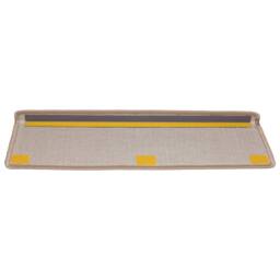 Berkfield Home Decorative Carpet Stair Treads 15 pcs 65x21x4 cm Light Brown - Size: Medium - thumbnail 5