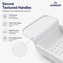 KORVIXA PLASTIC BATHTUB CADDY in White - Size: 50 cm x 80 cm - thumbnail 2