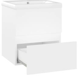 Berkfield Home Sink Cabinet with Built-in Basin White Engineered Wood - thumbnail 4