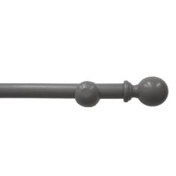 Blinds Outlet Wooden Eyelet Curtain Pole in Grey - Size: 360 cm
