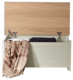 GFW Lancaster Ottoman Storage Box in Cream - thumbnail 3