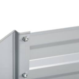 STILVORA Raised Garden Bed 180 cm Steel Grey - thumbnail 9