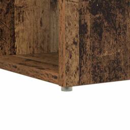 Berkfield Home Modern Writing Desk Old wood Engineered wood Standard Storage in Brown - thumbnail 9