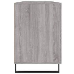 Berkfield Home Elegant Desk Grey Sonoma 140x50x75 cm Engineered Wood - Size: 140 x 50 x 75 cm - thumbnail 7