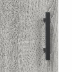 Berkfield Home Elegant Desk Grey Sonoma 140x50x75 cm Engineered Wood - Size: 140 x 50 x 75 cm - thumbnail 9