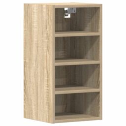 Berkfield Home Hanging Cabinet Sonoma Oak 30x29.5x60 cm Engineered Wood in Brown - thumbnail 2