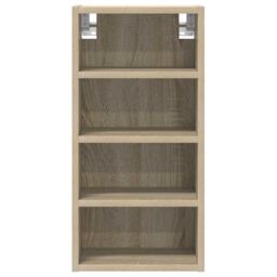 Berkfield Home Hanging Cabinet Sonoma Oak 30x29.5x60 cm Engineered Wood in Brown - thumbnail 4