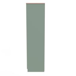 Ready Assembled 2 U Norfolk Tall Triple Mirror Wardrobe (Ready Assembled) in Pale Green - thumbnail 2