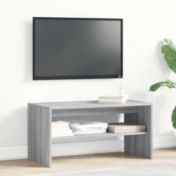Berkfield Home TV Cabinet Grey Sonoma 80x40x40 cm Engineered Wood - Size: 80 x 40 x 40 cm - thumbnail 3