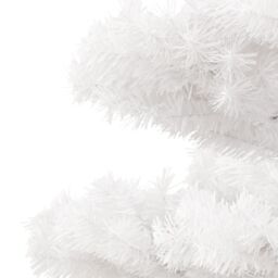 Berkfield Home Swirl Pre-lit Christmas Tree with Stand White 150 cm PVC - thumbnail 6
