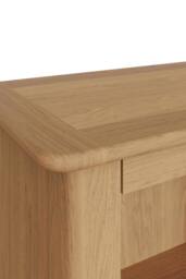FWStyle 3 Tier Natural Oak Veneer Bookcase in Brown - thumbnail 3