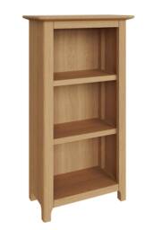 FWStyle 3 Tier Natural Oak Veneer Bookcase in Brown - thumbnail 2