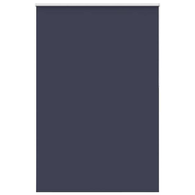 Berkfield Home Roller Blind Blackout Off-White 145x130 cm Fabric Width 141.6 cm… in Navy - image 1