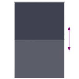 Berkfield Home Roller Blind Blackout Off-White 145x130 cm Fabric Width 141.6 cm… in Navy - thumbnail 5