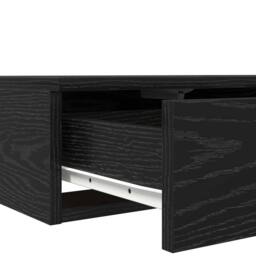 Berkfield Home Black Bed Drawers - 100x36.5x16.5 cm - Made of Engineered Wood - thumbnail 9