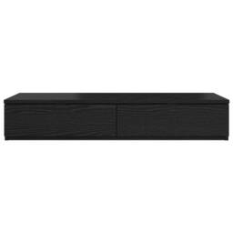 Berkfield Home Black Bed Drawers - 100x36.5x16.5 cm - Made of Engineered Wood - thumbnail 6