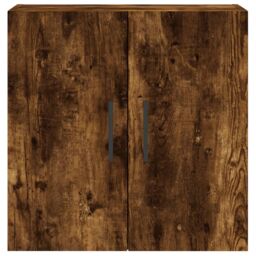 Berkfield Home Wall Cabinet Smoked Oak 60x31x60 cm Engineered Wood in Brown - Size: 60 x 31 x 60 cm - thumbnail 5