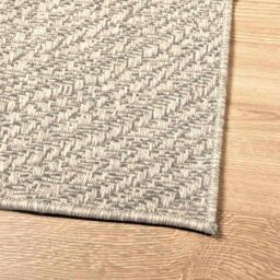 Berkfield Home Rug ZIZUR Cream 160x230 cm Jute Look Indoor & Outdoor - Size: Medium - thumbnail 8