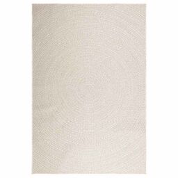Berkfield Home Rug ZIZUR Cream 160x230 cm Jute Look Indoor & Outdoor - Size: Medium - thumbnail 3
