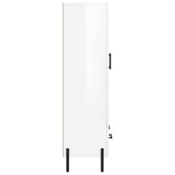 Berkfield Home Highboard High Gloss White 69.5x31x115 cm Engineered Wood - thumbnail 7