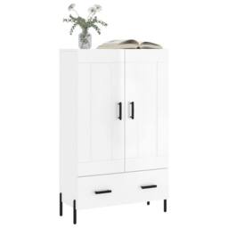 Berkfield Home Highboard High Gloss White 69.5x31x115 cm Engineered Wood - thumbnail 1