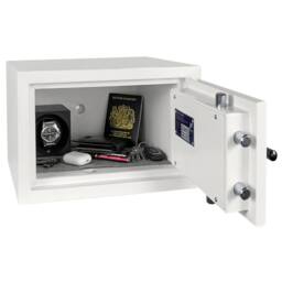 Phoenix Safe Company Phoenix Fortress SS1451K Security Safe w/ Double-Bitted Key Lock, 10L in White - Size: 250 cm x 35 cm - thumbnail 3