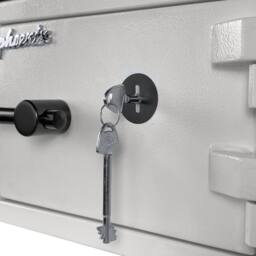 Phoenix Safe Company Phoenix Fortress SS1451K Security Safe w/ Double-Bitted Key Lock, 10L in White - Size: 250 cm x 35 cm - thumbnail 4