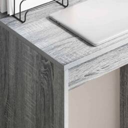 Berkfield Home Writing Desk Grey Sonoma Particle board 60 x 40 x 76 cm - thumbnail 4
