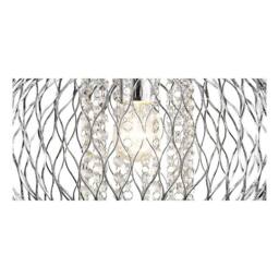 Netlighting Chelsie Large Ceiling Pendant 1 Light Polished Chrome Clear Glass in Silver - thumbnail 8