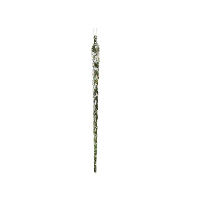 Melody Maison Set Of 4 Large Clear Acrylic Icicles - 29cm - image 1