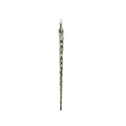 Melody Maison Set Of 4 Large Clear Acrylic Icicles - 29cm