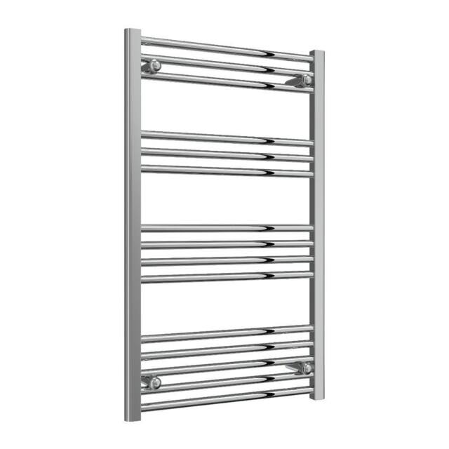 Bathroom Kingdom Capo Chrome Straight Heated Towel Rail 1000x600 in Silver - image 1