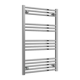 Bathroom Kingdom Capo Chrome Straight Heated Towel Rail 1000x600 in Silver - thumbnail 1
