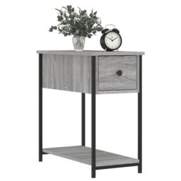 Berkfield Home Bedside Cabinets 2 pcs Grey Sonoma 30x60x60 cm Engineered Wood - Size: 30 x 60 x 60 cm - thumbnail 3