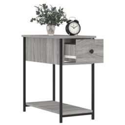 Berkfield Home Bedside Cabinets 2 pcs Grey Sonoma 30x60x60 cm Engineered Wood - Size: 30 x 60 x 60 cm - thumbnail 4
