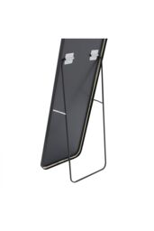 H&O Direct 40x150cm Black Metal Frame Arched Full Length Mirror with Stand - Wall-Mounted or Free-Standing - Size: 40x150 cm - thumbnail 8