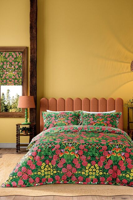 Morris & Co 'Campanula' Cotton Duvet Cover Set - Size: Super King - image 1