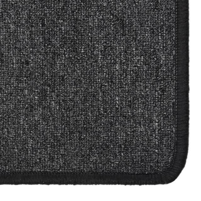 Berkfield Home Elegant Carpet Runner Anthracite 50x150 cm in Dark Grey - Size: 100 cm diameter - image 1