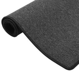 Berkfield Home Elegant Carpet Runner Anthracite 50x150 cm in Dark Grey - Size: 100 cm diameter - thumbnail 3