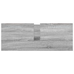 Berkfield Home Basin Cabinet with Drawers Grey Sonoma 90x34.5x60 cm - thumbnail 9