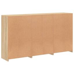 Berkfield Home Sideboard with LED Lights Sonoma Oak 181.5x37x100 cm in Brown - thumbnail 8
