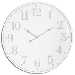 Love Lace Aubrey Large Wall Clock in White
