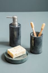 Orsina Pure Marble Dark Grey Tumbler - thumbnail 4