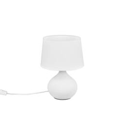 Netlighting Martin Modern Table Lamp with Round Tapered Shade White UK Stock - thumbnail 1