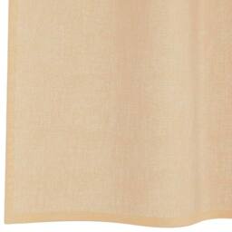 Berkfield Home Voile Curtains with Rod Pockets 2 pcs Sand in Beige - thumbnail 6
