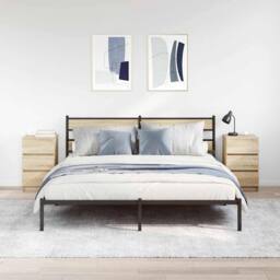 Berkfield Home Bedside Cabinets with 3 Drawers 2 pcs Sonoma Oak 39x35x65 cm in Brown - Size: 39 x 35 x 65 cm - thumbnail 3