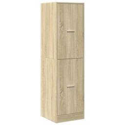 Berkfield Home Elegant Apothecary Cabinet¬†Sonoma Oak 40x41x144.5 cm Engineered Wood in Light Sand - thumbnail 1