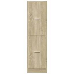 Berkfield Home Elegant Apothecary Cabinet¬†Sonoma Oak 40x41x144.5 cm Engineered Wood in Light Sand - thumbnail 5